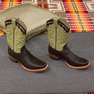 STETSON - Women's lime green western high quality SIZE 9.5 B